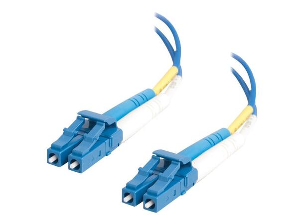 LinkIT fibersnor OS2 LC/LC 10m Duplex | SM | LSZH | Blue