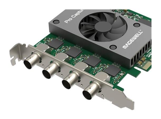 Magewell Pro capture quad SDI FH PCIe x4, 4-CH SD/HD/3G/2K SDI 