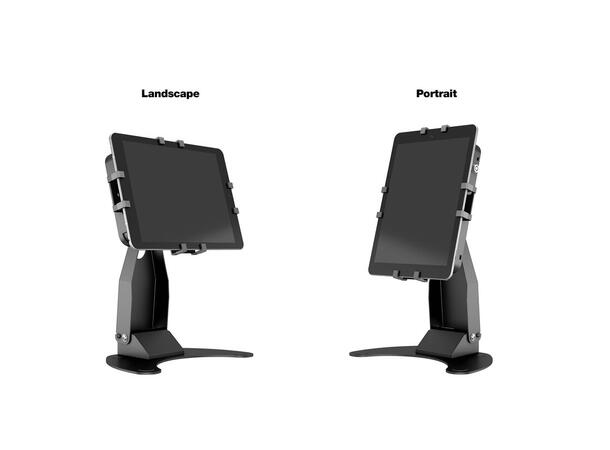 Multibrackets Bordstativ for iPad/tablet Svart, Vesa 75/100, 7"-13" 