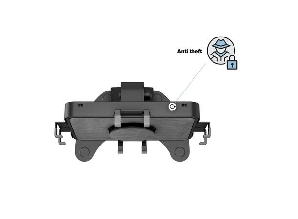 Multibrackets Bordstativ for iPad/tablet Svart, Vesa 75/100, 7"-13" 