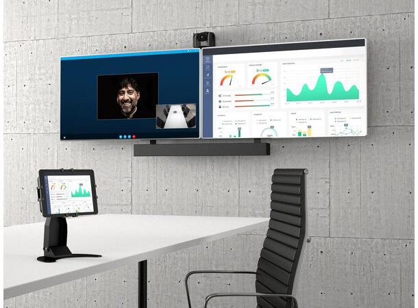 Multibrackets Bordstativ for iPad/tablet Svart, Vesa 75/100, 7"-13" 