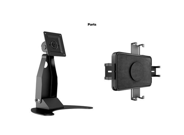 Multibrackets Bordstativ for iPad/tablet Svart, Vesa 75/100, 7"-13" 