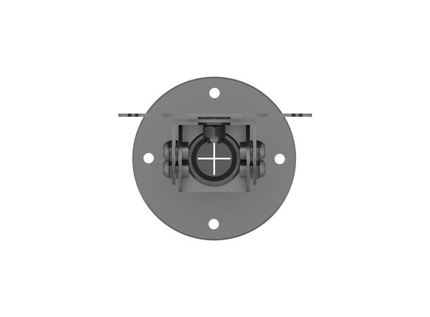 Multibrackets Gulvstativ single Svart, 100x100, 10Kg, 7-30" 
