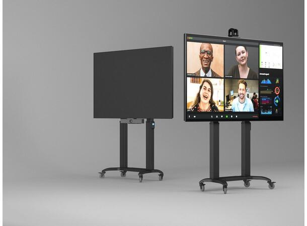 Multibrackets tralle motor dual 180 Svart, 136Kg,1000x600, 60-110" 