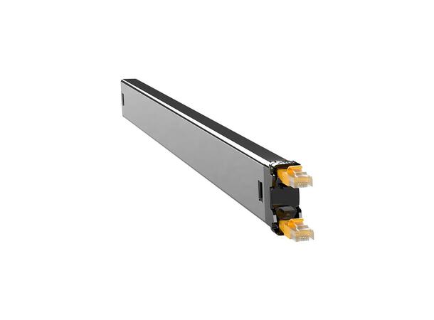 PATCHBOX Plus+ STP Kasett Gul 1.7m, Cat.6 