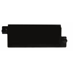 Siemon Adapterplate Fiber, blank, PPM Svart, For 1U tomt panel