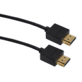 Stoltzen NANO HDMI 2.0 4K@60 0,5 m Låsing | 18Gbps | Flexibel PVC