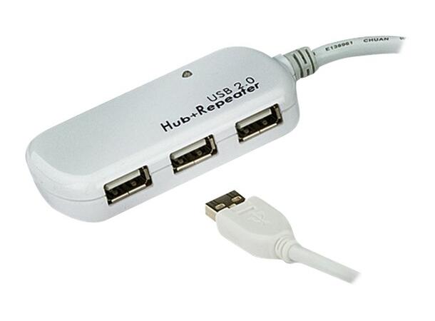 Aten UE2120H USB 2.0 ekstender HUB 12m Seriekobles opptil 60 m