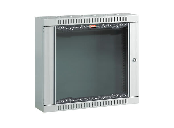 Lande Netbox Home 9U W600xD150xH506 | Grey | Glass door 