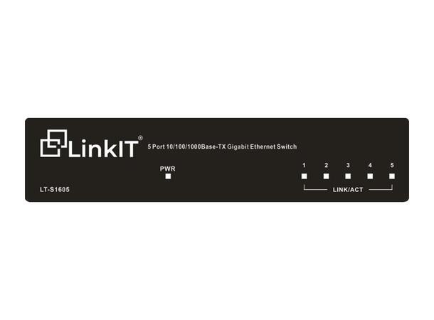 LinkIT S1605 Unmanaged Switch 5-Port 5x10/100/1000 