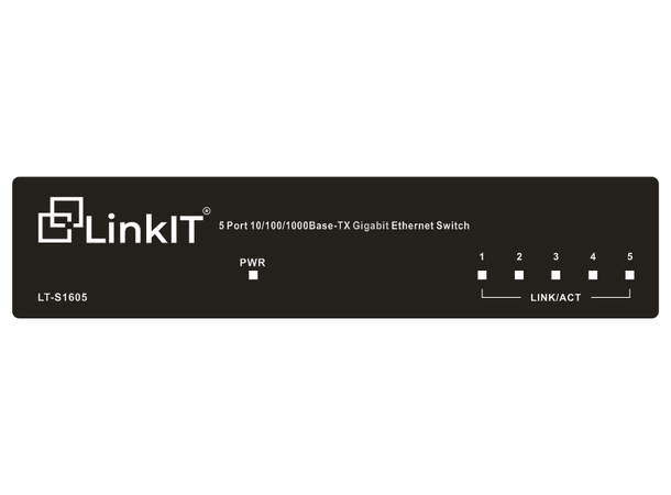 LinkIT S1605 Unmanaged Switch 5-Port 5x10/100/1000