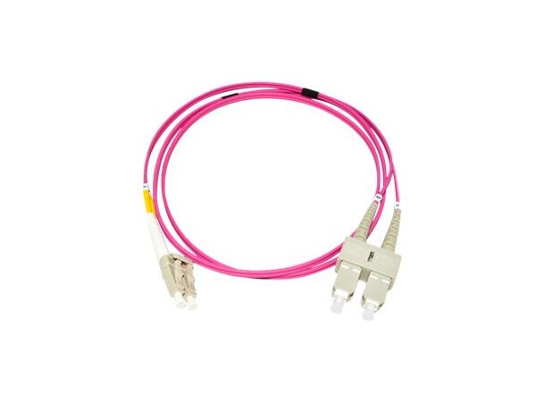 LinkIT fibersnor OM4 LC/SC 3m Duplex , MM , LSZH 