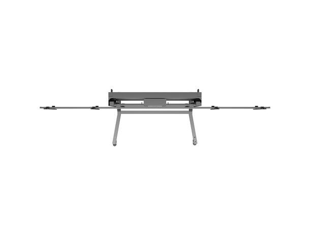 Multibrackets Gulvtralle dual motor 160Kg,50 cm høydejustering, 42-110",Sort 