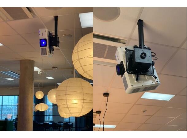 Multibrackets Projektor takfeste PRO HD 150-1000mm, maks 40Kg, Hvit