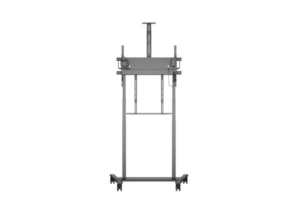 Multibrackets Tralle motor floorstand XL Svart, 1000x600, 150kg, 42-100" 