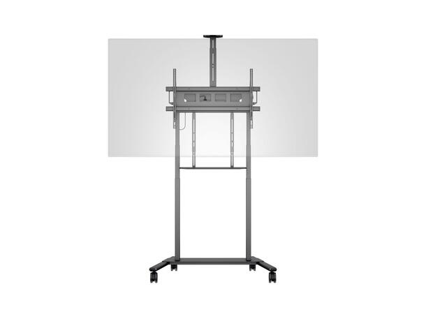 Multibrackets Tralle motor floorstand XL Svart, 1000x600, 150kg, 42-100" 