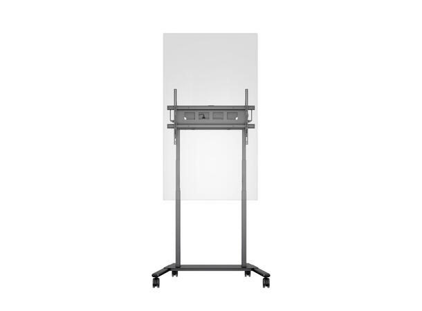 Multibrackets Tralle motor floorstand XL Svart, 1000x600, 150kg, 42-100" 