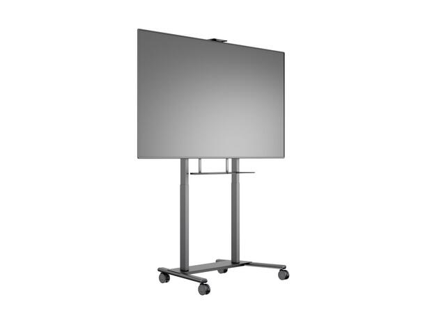 Multibrackets Tralle motor floorstand XL Svart, 1000x600, 150kg, 42-100" 