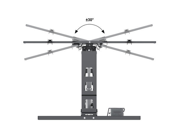 Multibrackets Veggfeste Pulldown motor Maks VESA 800x500, 45 Kg, 42-80" 