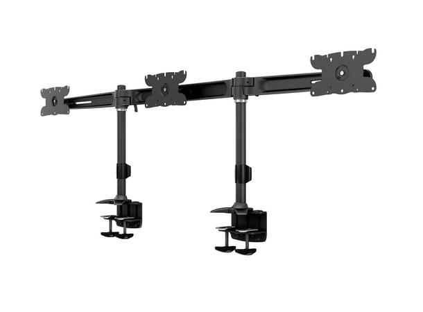 Multibrackets bordstativ, triple 24-32" 3 X 24"-32", 24kg, 200x100, Clamp 