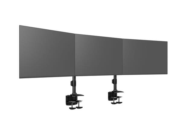 Multibrackets bordstativ, triple 24-32" 3 X 24"-32", 24kg, 200x100, Clamp 