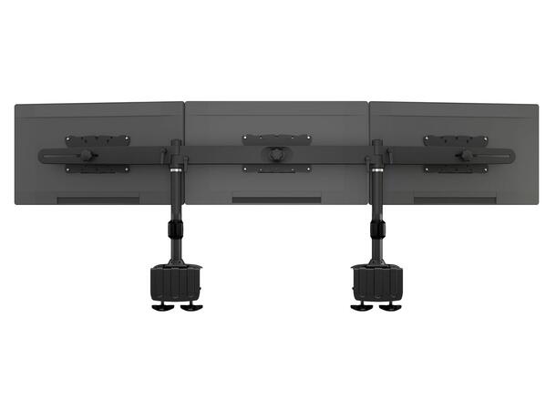 Multibrackets bordstativ, triple 24-32" 3 X 24"-32", 24kg, 200x100, Clamp 