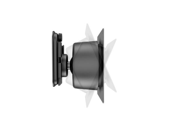 Multibrackets veggfeste Tablet Svart, Vesa 100x100, 6Kg, tilt. 15"-32" 