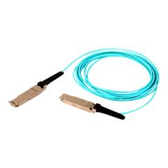 Siemon AOC OM3 QSFP+-QSFP+ 50m Aqua, LSZH