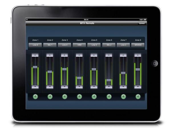 Audac Sonematrise MTX88 8 soner RS232 Ethernet Remote 