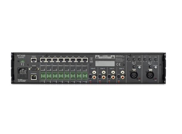 Audac Sonematrise MTX88 8 soner RS232 Ethernet Remote 