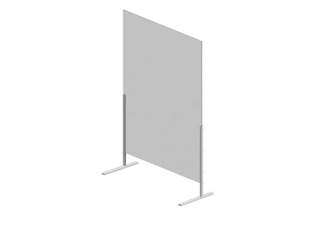 EDBAK SafetyScreen FreeStand 50x75cm Frittstående stativ + plexiglass