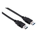Elivi USB 3.0 A til A kabel 1m M/M | 3.0 | Svart
