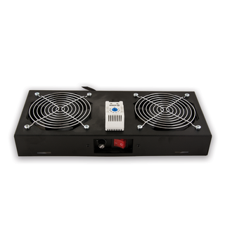 Lande Viftemodul for SLIMbox Server 2 vifter | m/termostat | Svart