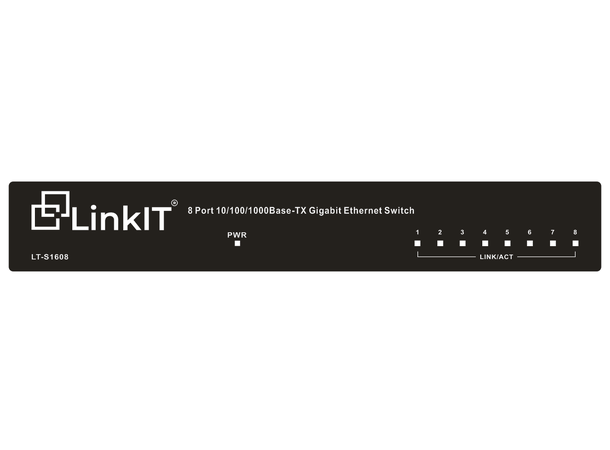 LinkIT S1608 Unmanaged Switch 8-Port 8x10/100/1000