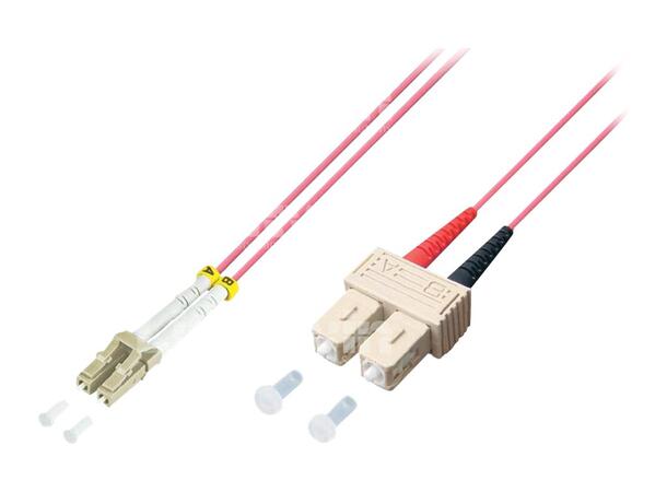 LinkIT fibersnor OM4 LC/SC 5m Duplex , MM , LSZH 