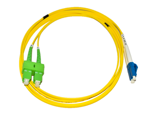 LinkIT fibersnor OS2 LC-UPC/SC-APC 35m Duplex | SM | LSZH 