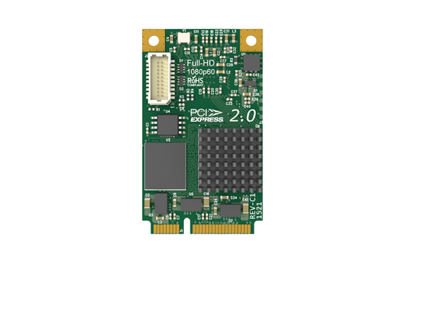 Magewell Pro capture mini HDMI mini PCIe, 1-CH HDMI. 7mm heatsink 