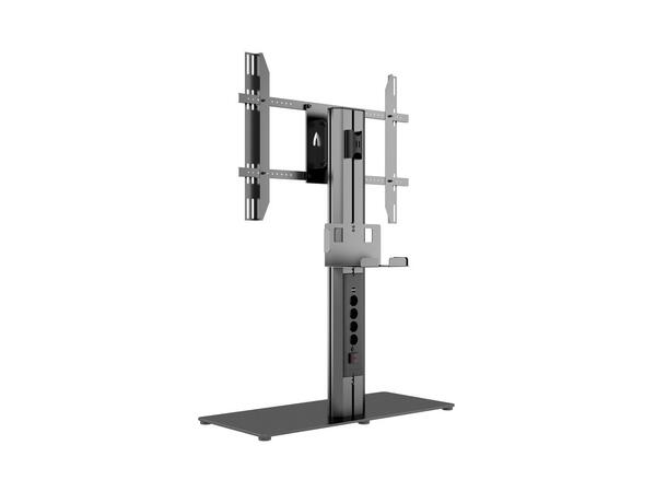 Multibrackets Gulvstativ 110 HD single Sort, 60kg, 800x500, 50-85" 
