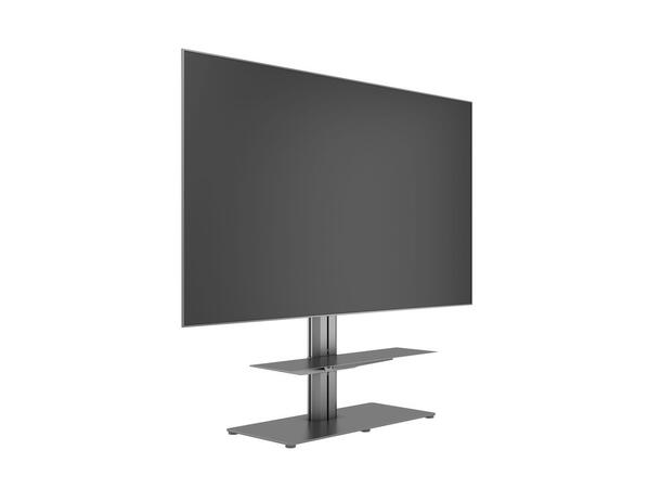 Multibrackets Gulvstativ 110 HD single Sort, 60kg, 800x500, 50-85" 