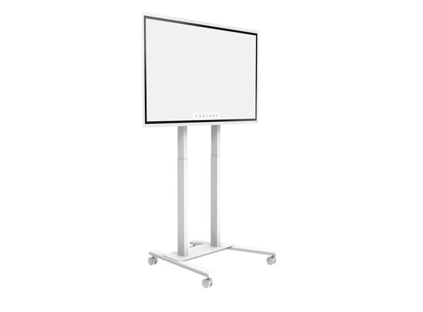 Multibrackets Gulvtralle motor Flip 2 Hvit, 60Kg, 600x400, 50-95" 