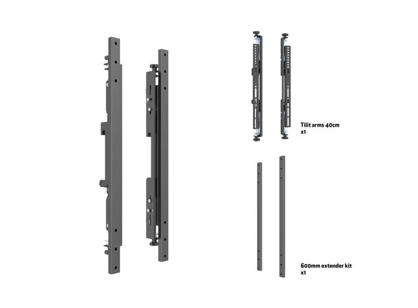 Multibrackets Pro Adjustable arms 600 