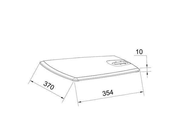 Multibrackets bordstativ plate for HD Bordstativ plate HD single/dual 