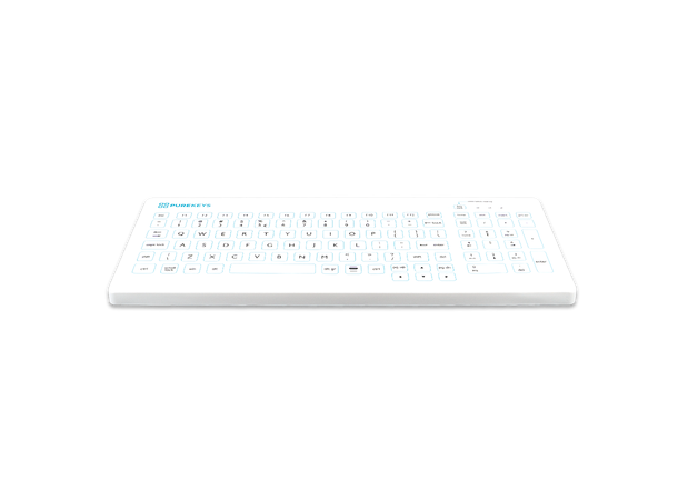 Purekeys Trådløs Medisinsk Tastatur IP66 Silikondeksel