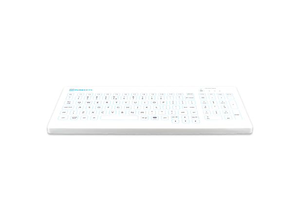 Purekeys USB Medisinsk Tastatur IP66 Silikondeksel 