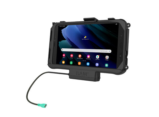 RAM Mount EZ-Roll'r Powered Dock For Samsung Galaxy Tab Active2 & Active3