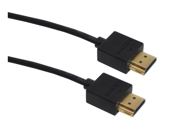 Stoltzen NANO HDMI 2.0 4K@60 3 m Låsing | 18Gbps | Flexibel PVC
