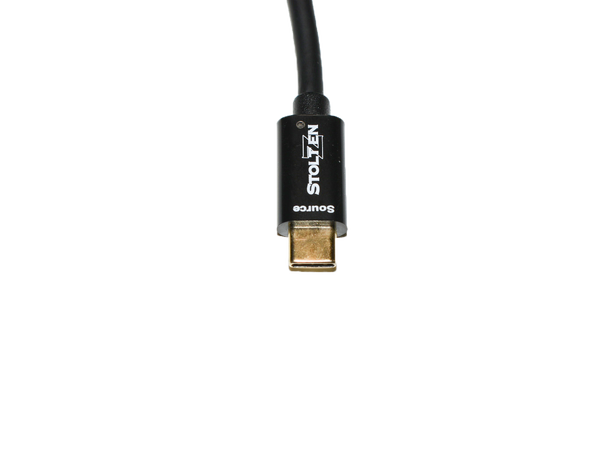 Stoltzen ThinFlex USB C - Displayport 4Kx2K@60Hz | OD 4,5mm | Myk | Svart 