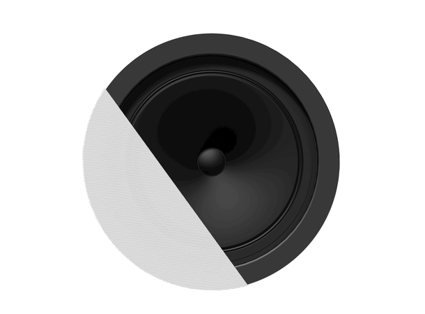 Audac Takhøyttaler Cena706/W Hvit Innfelling 7" 6W/3W@100V 
