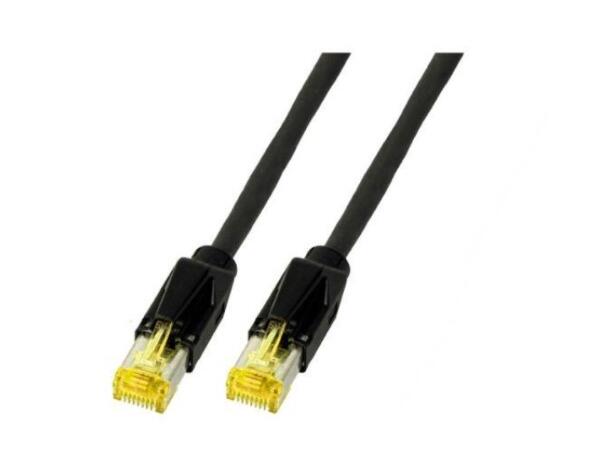 DCI S/FTP Utendørs Cat.6A svart 50m PUR UV bestandig kappe, snagless 