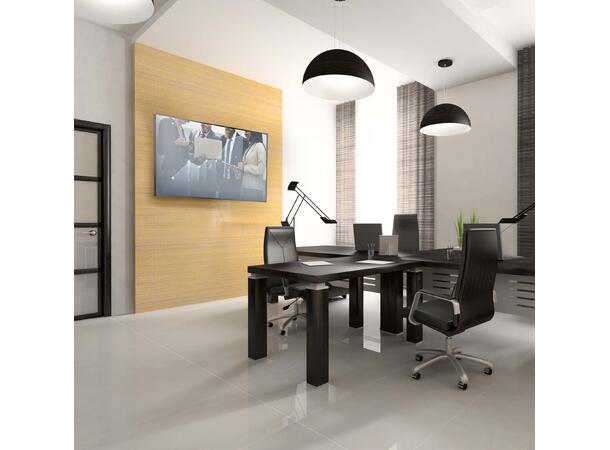 EDBAK Veggfeste PWB2 42-75" -6/12° tilt Maks VESA 700x400, 80Kg, Svart 